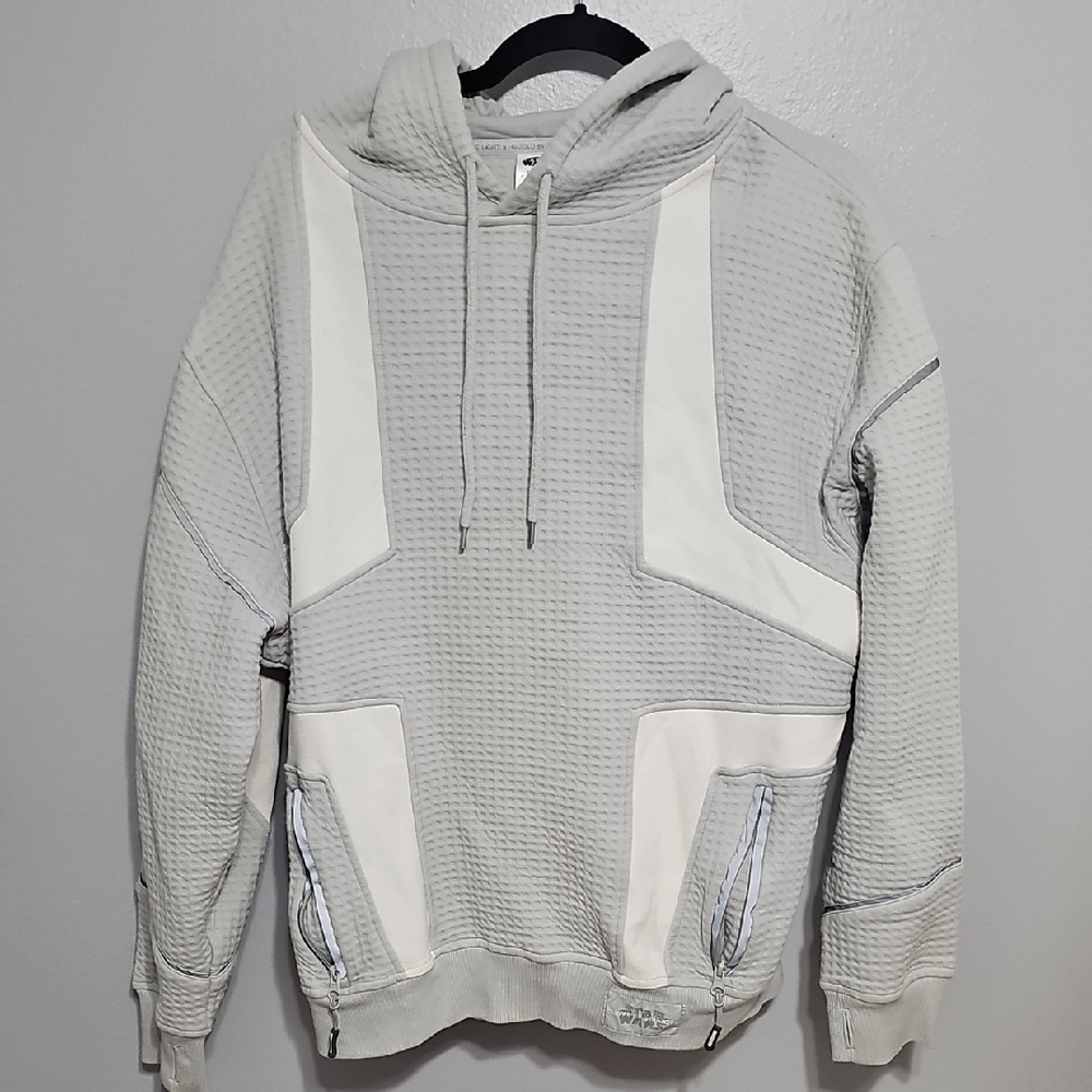 Gray and Cream Hooded L Star Wars Sweatshirt Hoodie